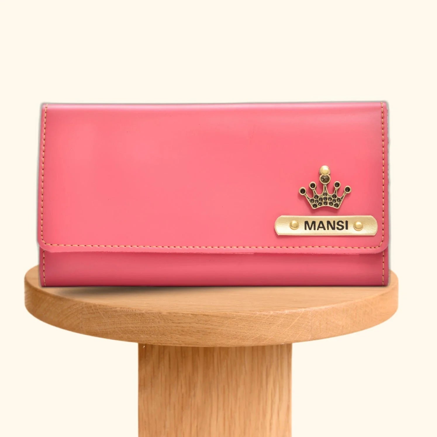 Shop Red Personalised Womens Wallet - Custom Factory - UAE