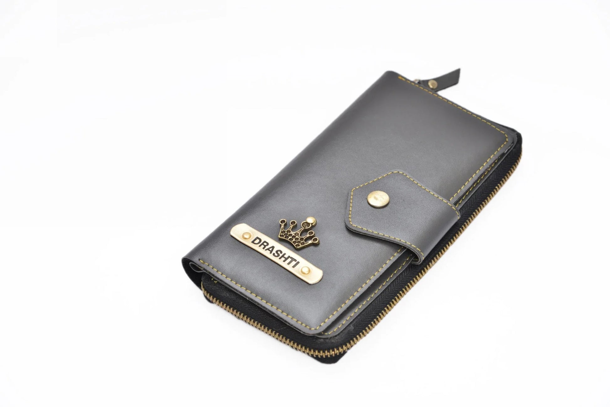 Crafted from top-quality leather, this zip around lady wallet is a must-have accessory for any fashion-forward woman.