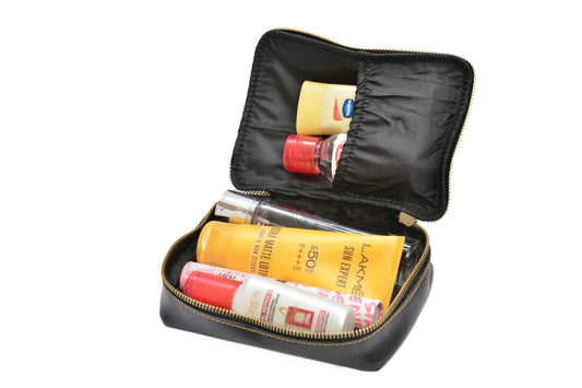 Customised Women's Tote Bag (Product 1) & Mini make up kit (Product 2) Combo for Women