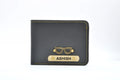 personalized-mens-wallet-grey-customized-best-gift-for-boyfriend-girlfriend.Personalized Men's Wallet - Grey. Lavish wallet made with the supreme quality synthetic leather is the perfect touch to any office/formal attire. The option to personalize it with your name and lucky charm makes it that much more special and close to heart. This is the best corporate gift! Always be trending and in fashion with our customized wallets. The Mens Wallet material is vegan/synthetic/faux/PU leather