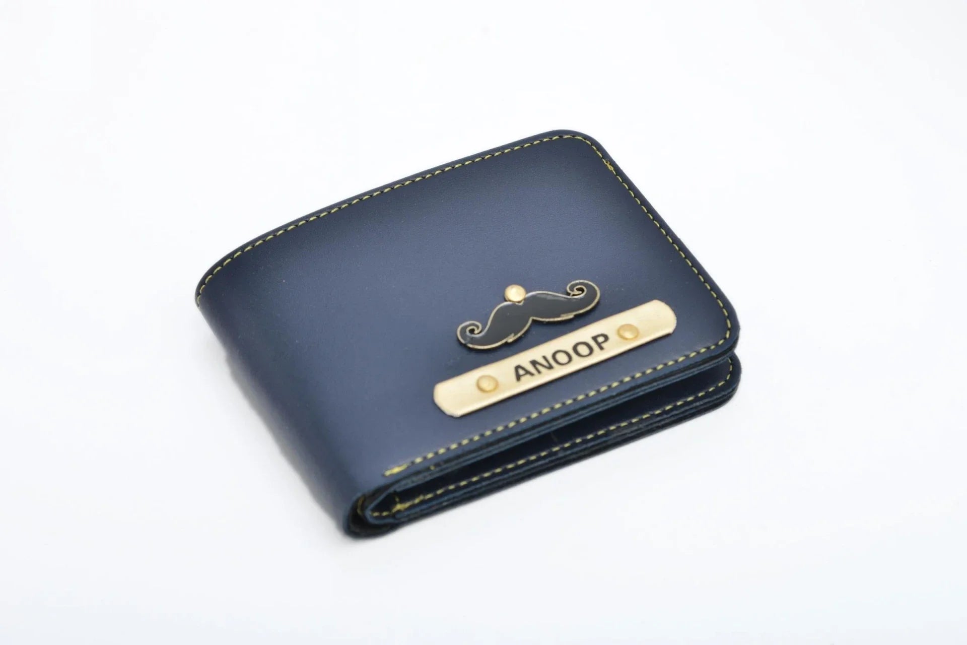 personalized-cb08-royal-blue-customized-best-gift-for-boyfriend-girlfriend.Fancy wallet made with the best quality synthetic leather is the perfect touch to any office/formal outfit. The option to customize it with your name and lucky charm makes it that much more personal and unique. This is the best business gift! Always be trending and in style with our personalized wallets. The Mens Wallet material is vegan/synthetic/faux/PU leather