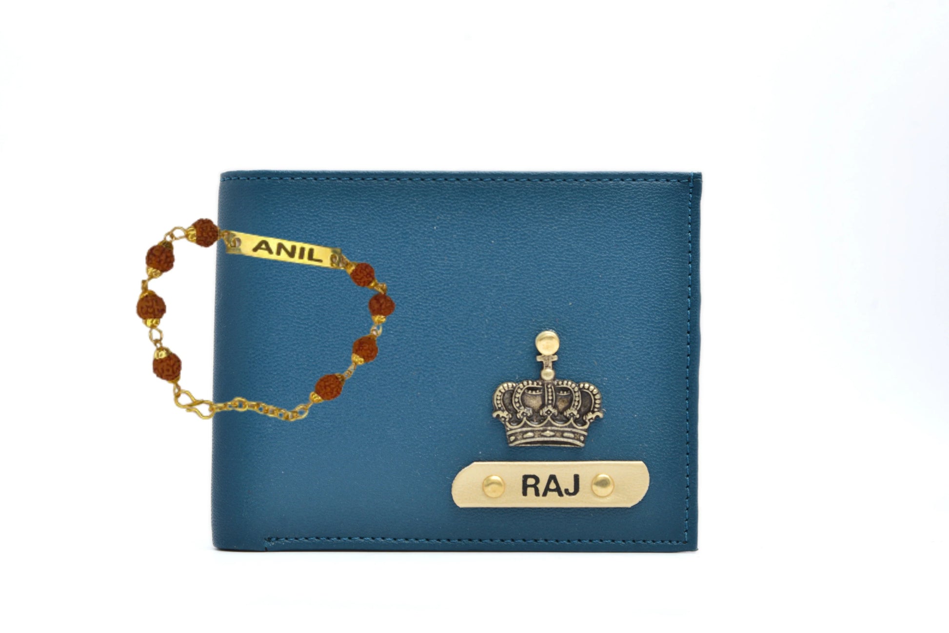 premium-personalized-mens-rakhi-wallet-royal-blue-customized-best-gift-for-boyfriend-girlfriend