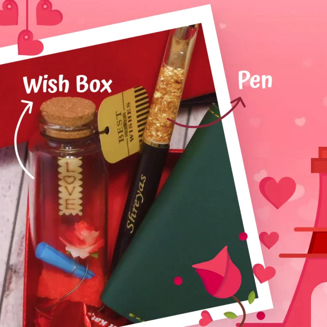 Blow some candles of love and hold onto some amazing dreams with this exciting wish box