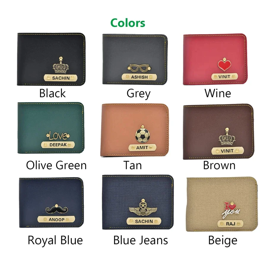 Don't settle for basic; select from the premium range of colors for men's wallet