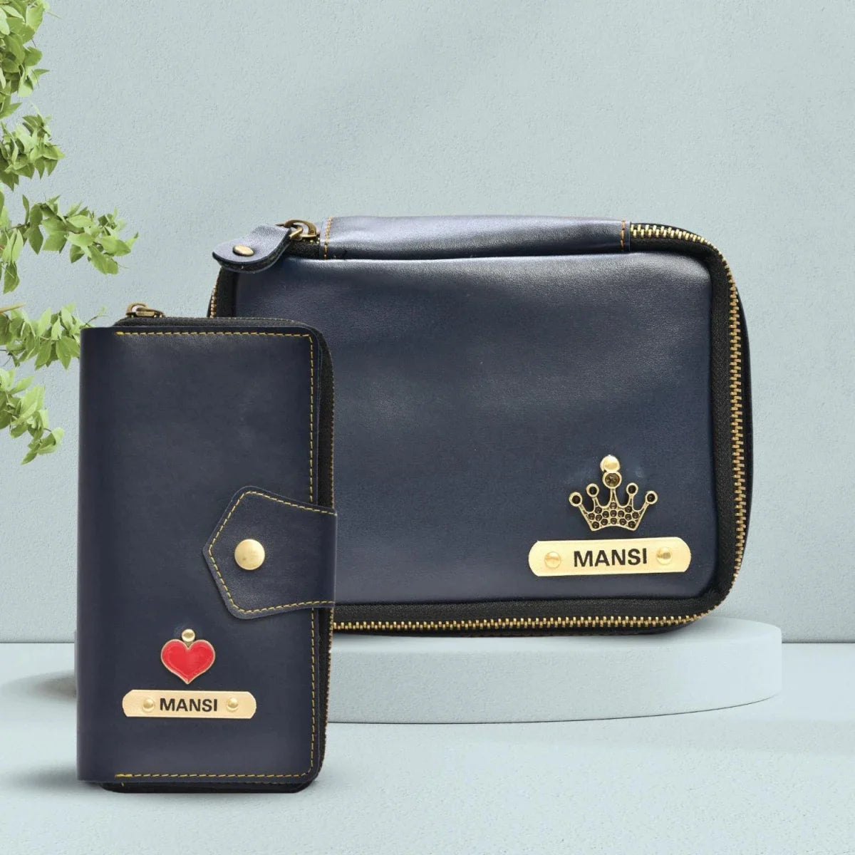 The Women's Combo - Mini Makeup Kit & zip around lady Wallet is a thoughtful and practical gift for the woman who loves to travel. It's perfect for gifting to your friend in Coimbatore, who is always planning her next adventure.