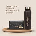 Personalized perfect Lady wallet and water bottle