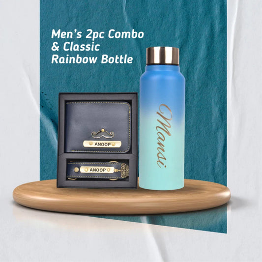 Personalized perfect water bottle combo for men's and boys