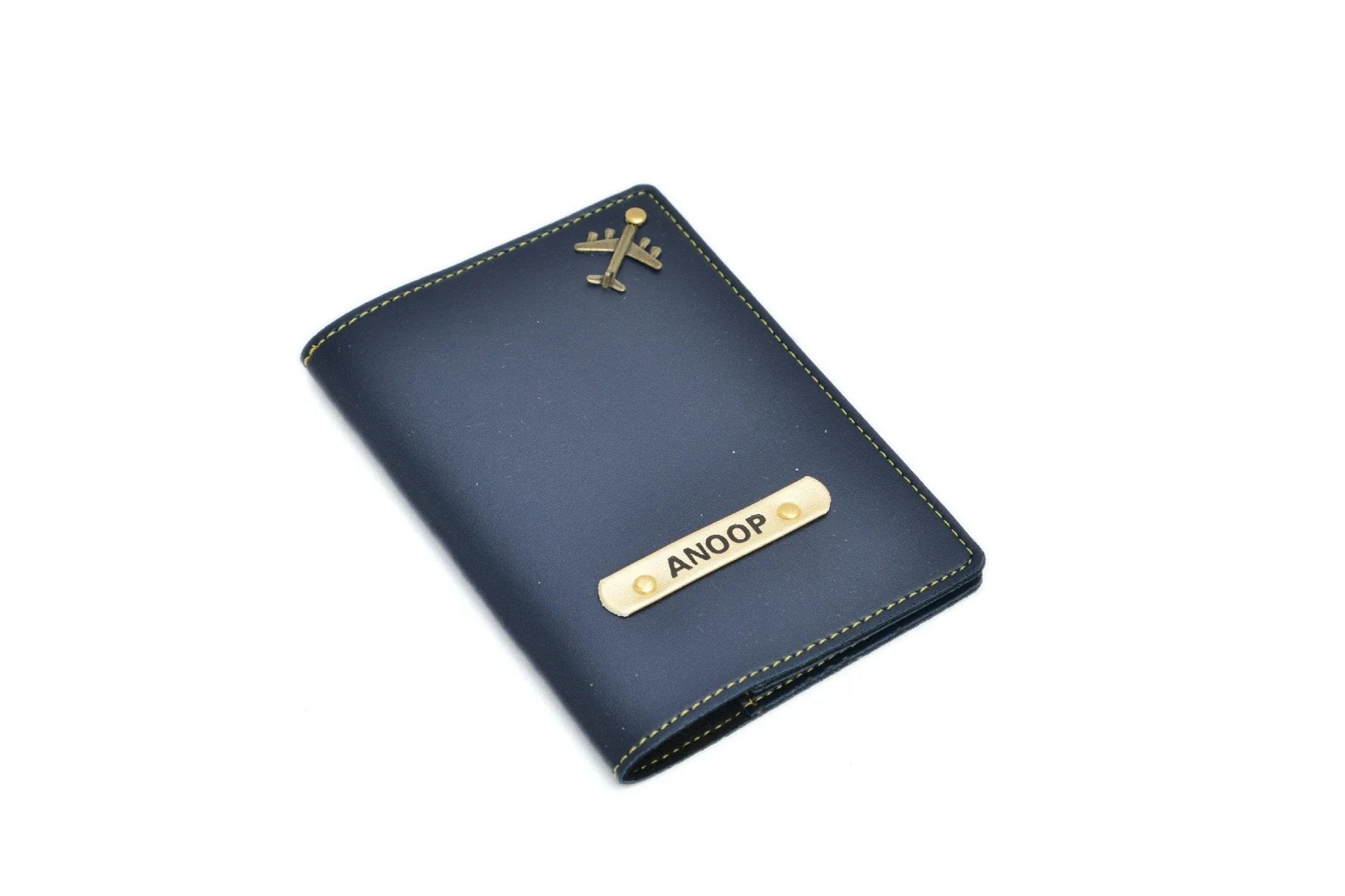 personalized-cb08-royal-blue-customized-best-gift-for-boyfriend-girlfriend.A must-have travel accessory for today's minimalist traveler who seeks both style and function. With a personalized touch, it has your name and charm on it with its attractive finish.The case with its sturdy build ensures protection of your passport during traveling shenanigans! It carries your passport, money, cards etc. at one place. Material-vegan/synthetic leather