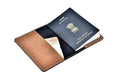 personalized passport cover open look