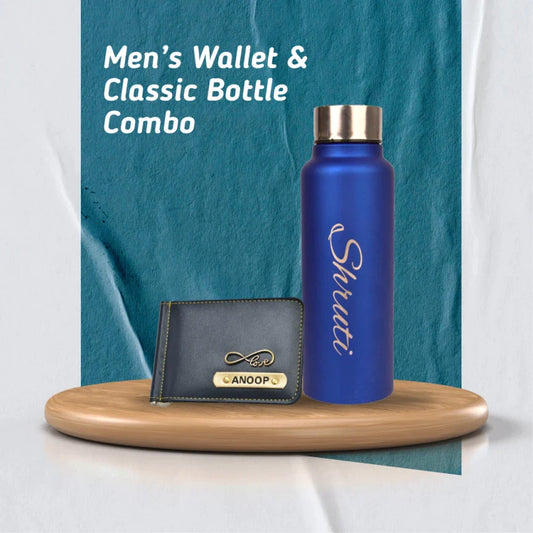 personalized perfect money clip and water bottle
