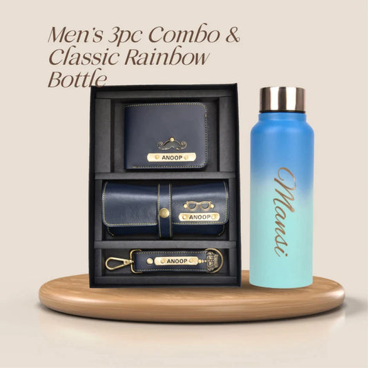 personalized perfect water bottle combo for boys and men's