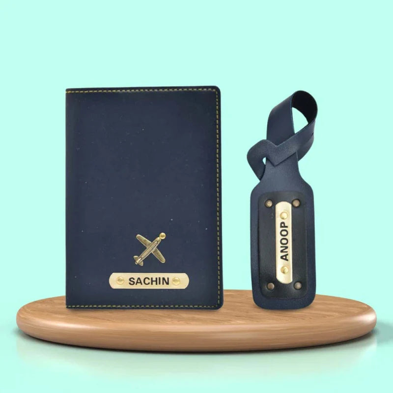 Personalized traveling combo with name and charm for men & Women.