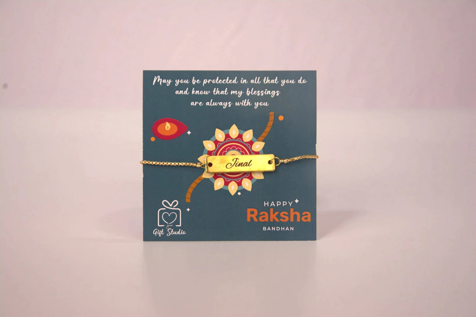 personalized women's rakhi perfect for sister