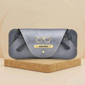 Personalize your eyewear storage with this elegant case.