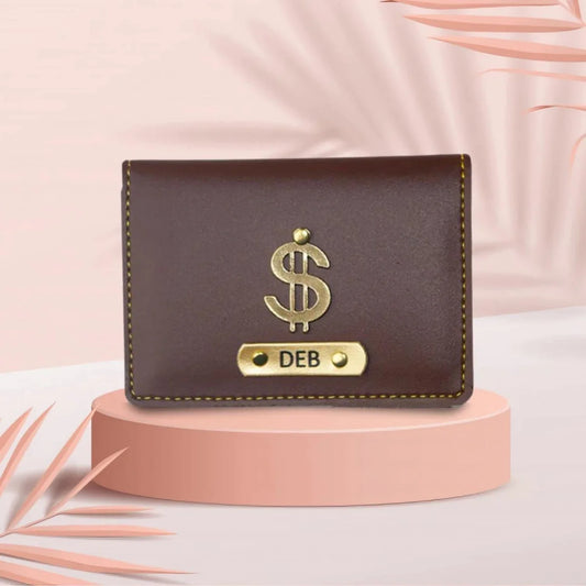 Perfectly designed to hold your cards and cash, our customized unisex sleek and stylish wallet is a must-have accessory.