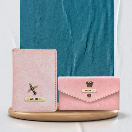 personalized perfect lady wallet and passport cover