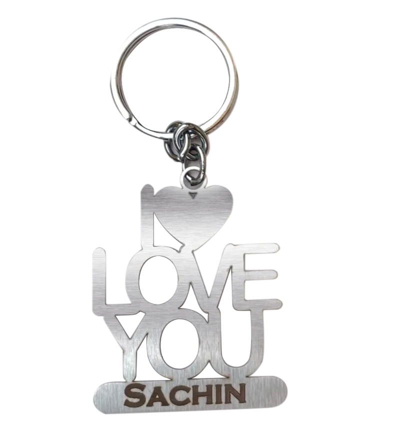 Get this I LOVE YOU keychain as a carrier of your love and the tiny keys that are so easy to lose